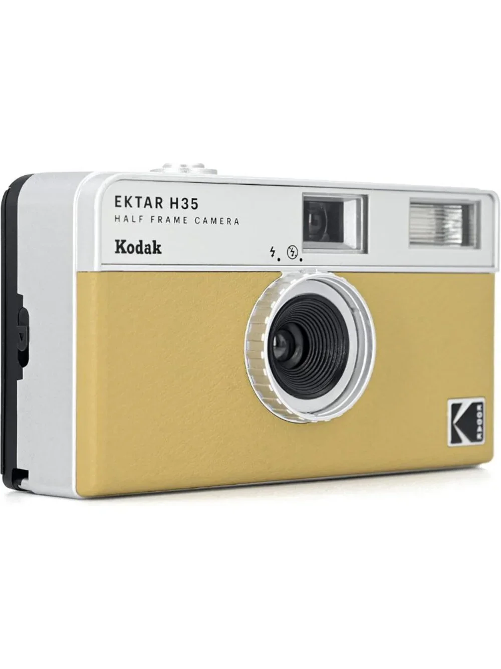 Lightweight Reusable Half Frame Film Camera, 35mm, Easy-to-Use, Focus-Free, Sand